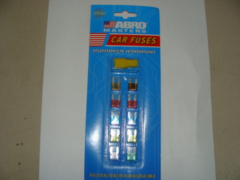 Вставка плавкая  MИНИ к-т 10 шт Hover, иномарки (ABRO)
