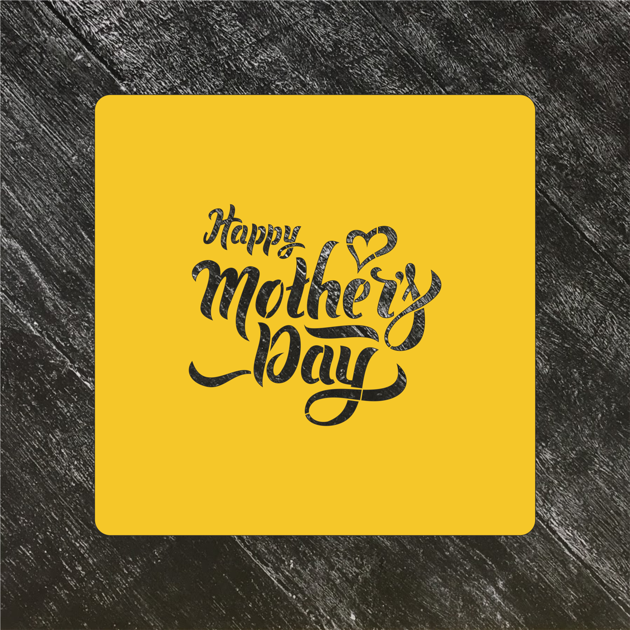 Трафарет любовь №56 Happy Mothers Day/Счастливого дня матери