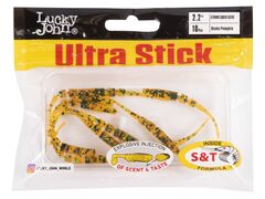 Мягкая съедобная приманка LJ Pro Series Ultra Stick 2.2 in (56 мм), цвет PA19, 10 шт