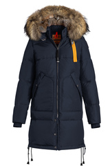 Пуховик Parajumpers Long Bear Navy (Тёмно-синий)