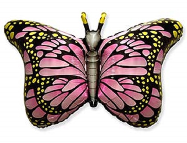 F Фигура, Бабочка, крылья розовые, 38