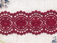 Кружево плетеное, ш. 8 см.
