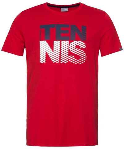 Детская теннисная футболка Head Club Chris T-Shirt JR - red