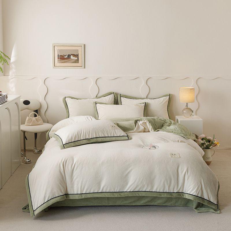 ZEPHYR HOME 1.5 Полуторка Велюр айвори-фисташковый