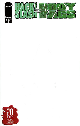 Hack Slash Body Bags #1 (Blank Cover)