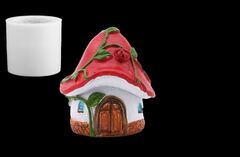 Силиконовый молд Сказочный домик 3 D