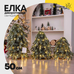 
          елка 50см декоративная со светодиодами (зеленый)