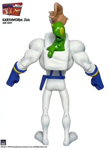 Фигурка Червяк Джим из игры Earthworm Jim