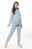 Спортивный костюм для беременных и кормящих 15870 голубой туман
