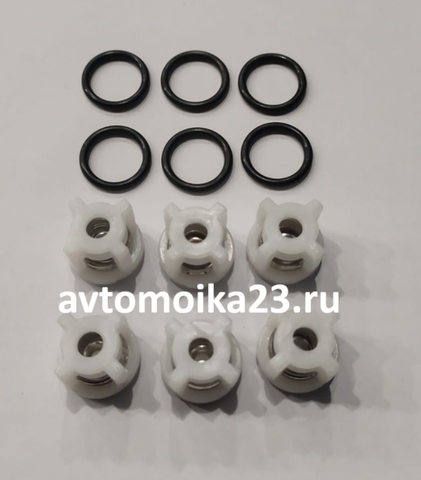 Ремкомплект клапанов (с резиновым уплотнением) - 6 шт. для CEM1315-2 и CEM1318-2