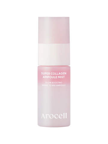 Arocell Super Collagen Ampoule Mist, Двухфазная коллагеновая сыворотка-мист с розовым маслом и PDRN, 30 мл