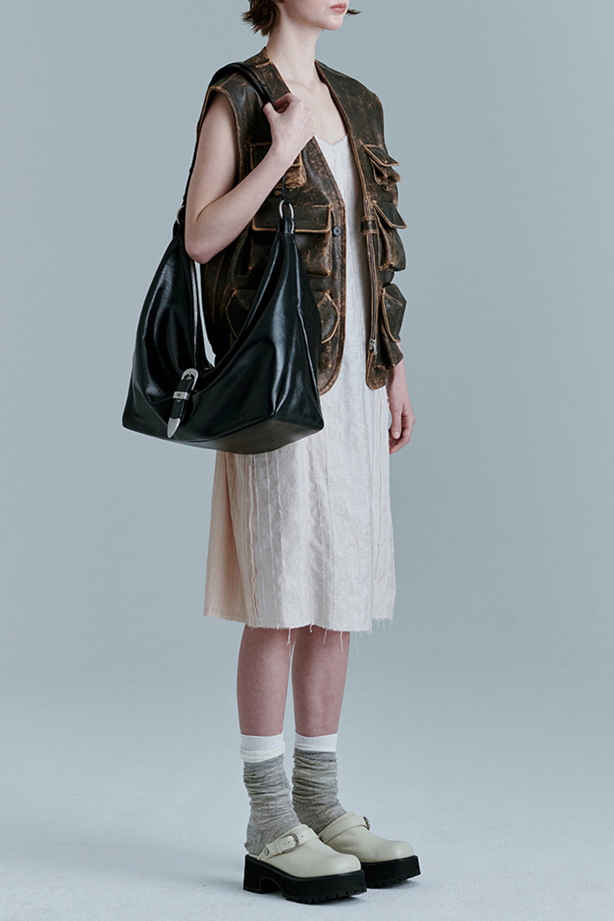 Сумка BELTED HOBO  Черный