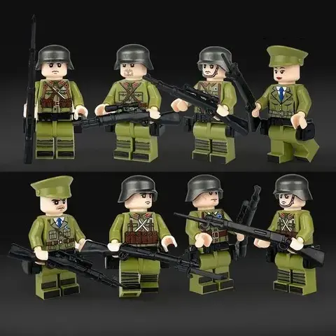 Минифигурки набор Немецкие солдаты Вторая Мировая Война