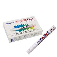 
          Маркер - краска "Alingar", белая, пулевидный, 2-4 мм