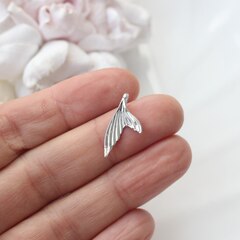 Подвеска Хвост кита мм, родий, П165