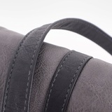 Сумка Саломея 106 македония серый + черный