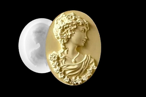 Силиконовый молд Камея № 44