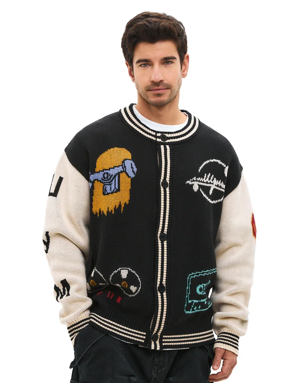 Кардиган ВЯЗАНЫЙ ШУМ