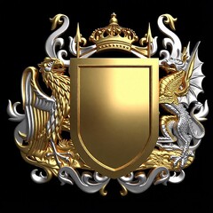 Силиконовый молд № 455 Герб фамильный