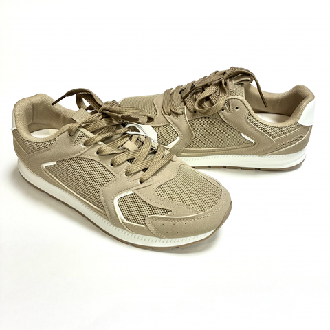 Эвита кроссовки текстиль 36-41 тем.бежев EV36480L-02-4PTTP