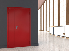 Дверь противопожарная 2080*1380 7035 R 900 ДПМ EI-60