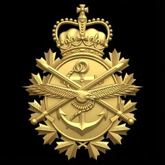 Силиконовый молд № 448 Герб Вооруженных сил