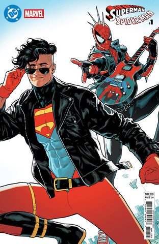 DC Marvel Superman Spider-Man #1 (Cover U) (Jeff Spokes Superboy 90s & Spider-Punk Cover) (ПРЕДЗАКАЗ!)