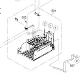 Каретка, держатель картриджей Epson Ink Cartridge (IC) Holder Assembly 1930599