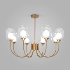 Подвесная люстра Eurosvet Spritz 70217/8 латунь