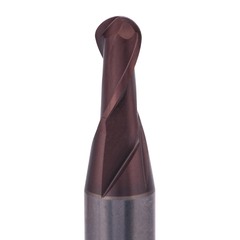 Фреза радиусная ц/х 0,5R 1,0x50/2мм 2z P20 TiALN 55HRC d04 H-Tools 19969-010