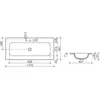 Ceramica Nova CN7013MB CN7013MB Раковина накладная Element с отверстием под смеситель, 1010*457*137 мм, цвет черный матовый