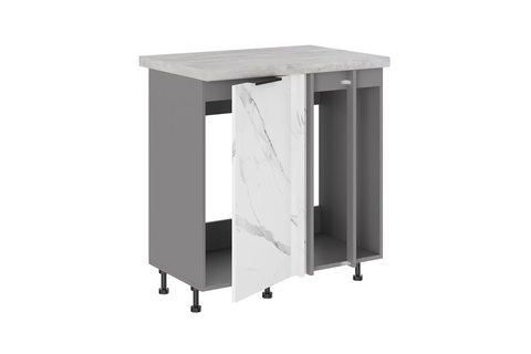 Брауни МП-850 шкаф под мойку (Стол под мойку (прямой угол) одна створка+2 фальшпанели)