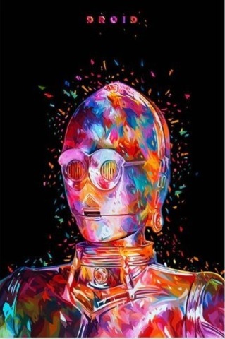Постер Арт Звёздные войны C-3PO