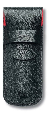 Чехол кожаный Victorinox, черный для перочинных ножей 84 мм, толщиной 3 уровня