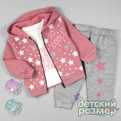 Костюм с начесом (три предмета)