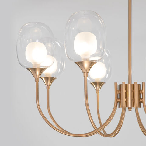 Подвесная люстра Eurosvet Spritz 70217/8 латунь