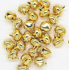Бубенцы металл 10 мм, золото