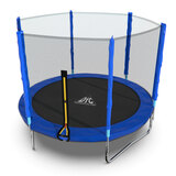 Батут DFC Trampoline Fitness с сеткой 8ft фото №0