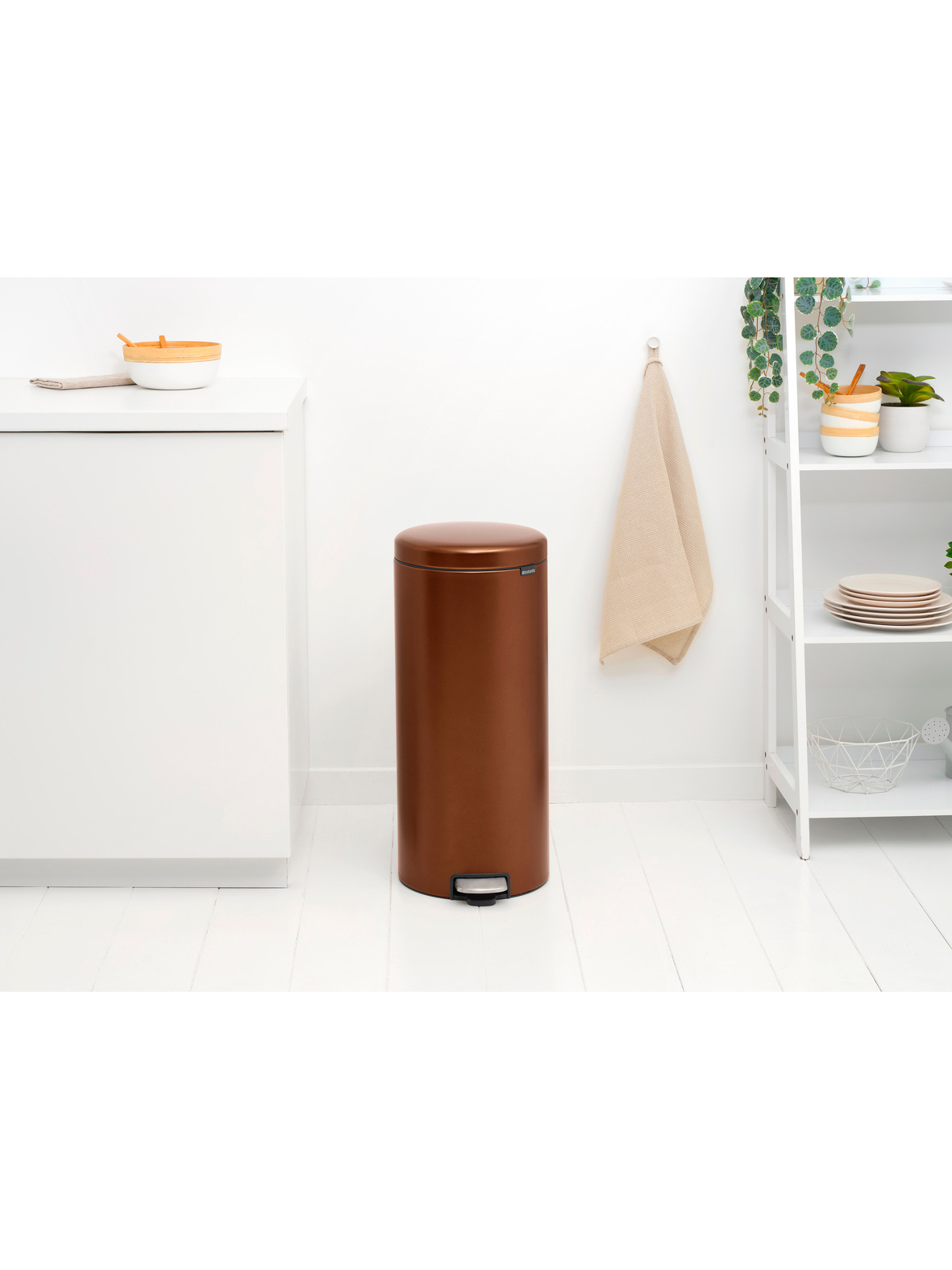 Мусорный бак newIcon (30 л), Шоколадная бронза, арт. 238789 - фото 11