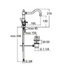 Смеситель для раковины с высоким изливом и донным клапаном Ideal Standard Reflections B9654AA* (нетоварный вид упаковки)