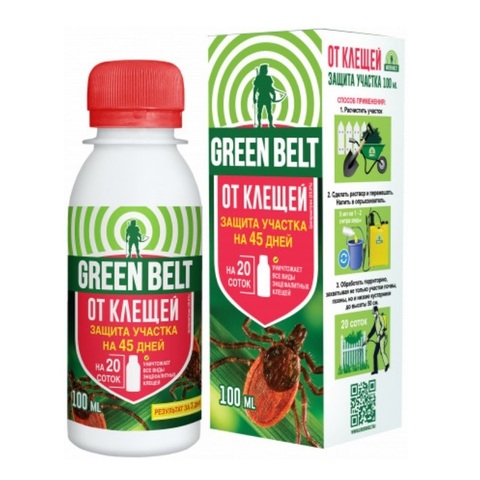 GREEN BELT 69-8-212 Средство защиты растений от насекомых-вредителей от  клещей, концентрат, 100мл,02-766, (шт.)