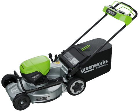 Газонокосилка аккумуляторная Greenworks LM221S Арт. 2519407, OPTIMUSTM, 82V, 56см, самоходная, бесщеточная, без АКБ и ЗУ