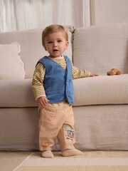 Комплект из трех предметов для малышей Next E63-362, Синий, Бежевый