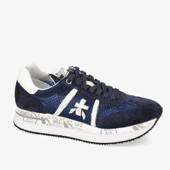 Комбинированные кроссовки Premiata Conny 7368 на шнуровке