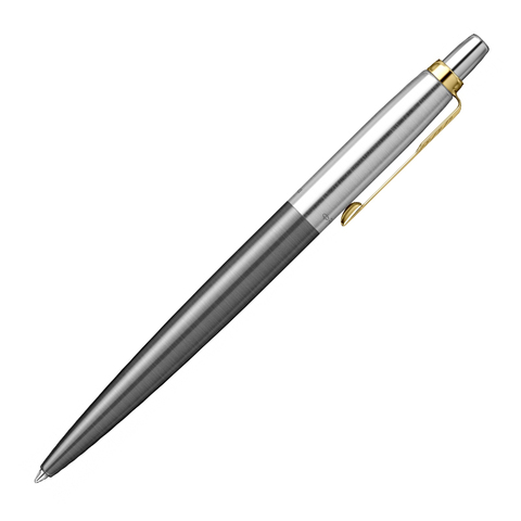 Шариковая ручка Parker Jotter Grey Core GT Mblue в подарочной коробке