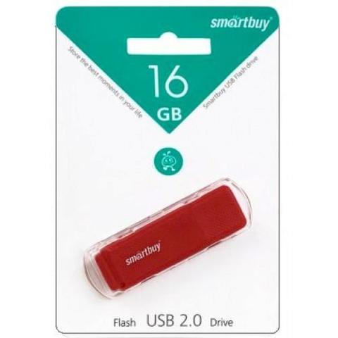 16GB USB-флеш накопитель DOCK SMARTBUY красный