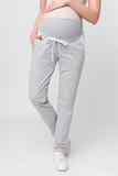 Спортивные брюки для беременных и кормящих 12358 серый