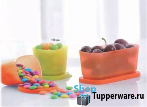 кубиксы tupperware 110 мл, 250мл.