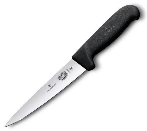 Нож Victorinox для разделки мяса, лезвие 20 см, черный