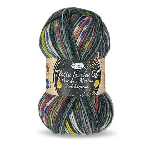 Rellana Flotte Socke Bamboo Merino Celebration 6-ply 7070